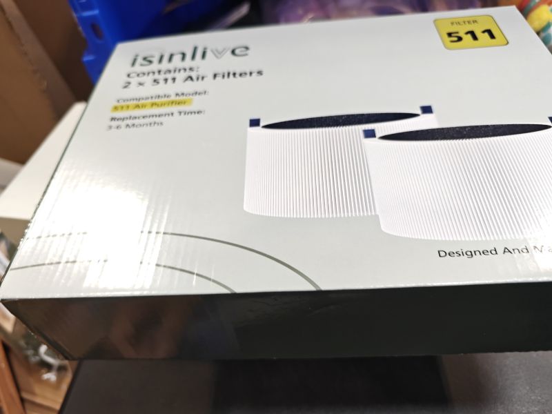 View 2 of isinlive Blue Pure 511 Replacement Filter for Blueair Blue Pure 511 Air Purifier