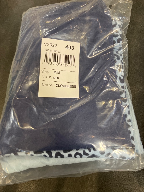 Photo 1 of Girls Leopard Leggings 3-Pack - blue - M