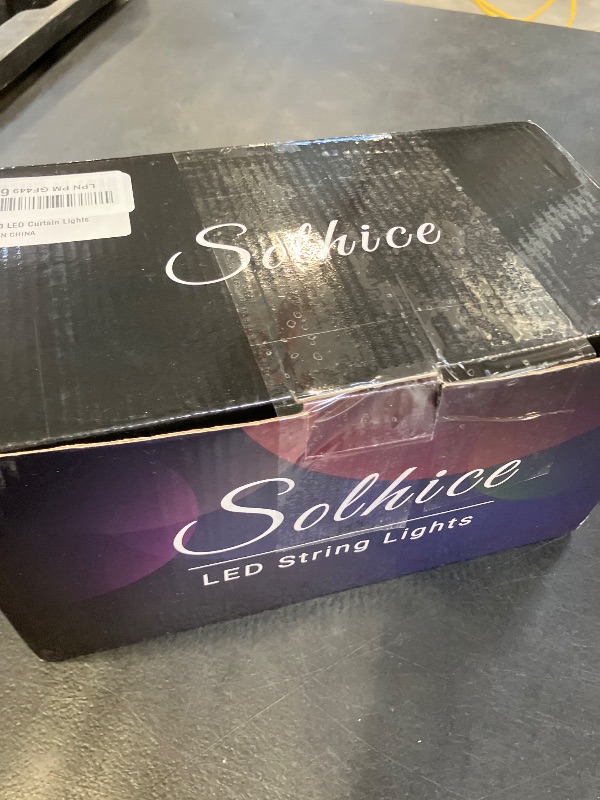 View 2 of Solhice LED Curtain String Lights