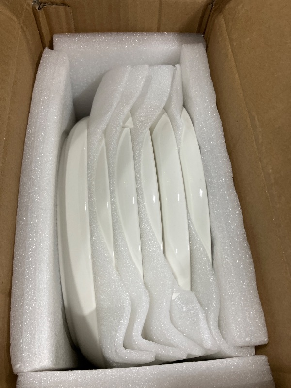 View 3 of Sweese 10 Inch Porcelain Dinner Plates - White