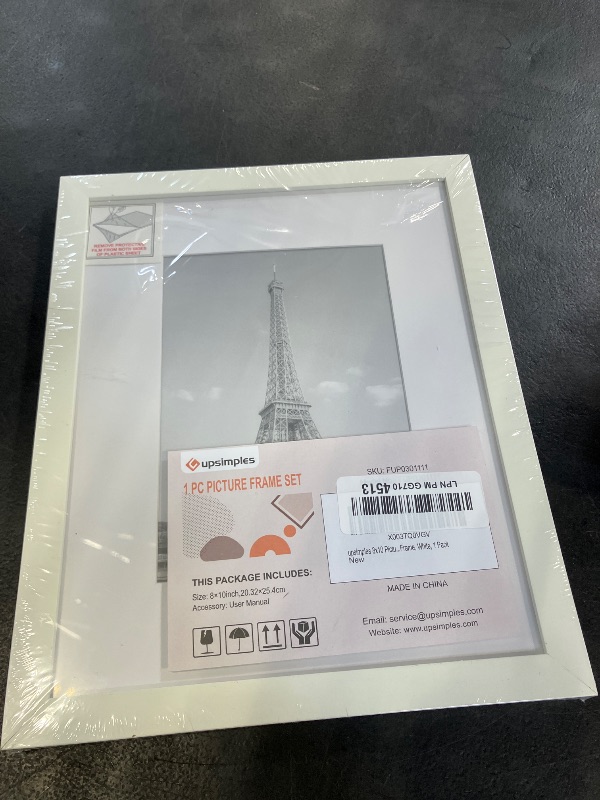Photo 1 of upsimples 8x10 Picture Frame White
