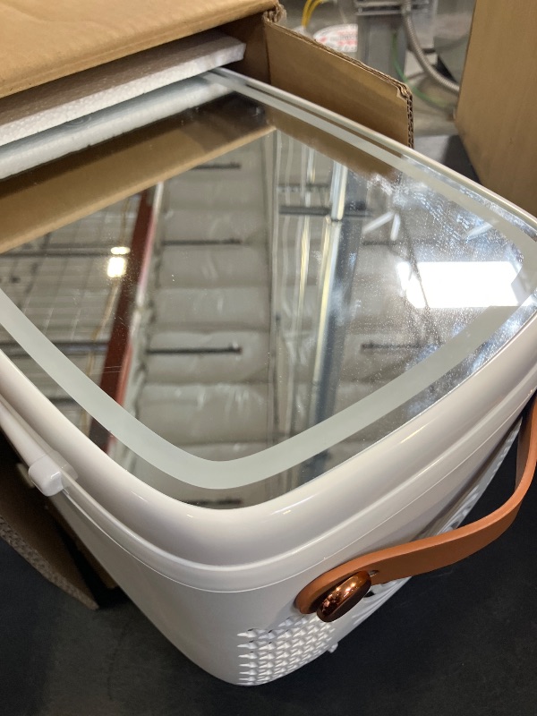 Photo 1 of Electactic 6L Mini Skincare Fridge with LED Mirror