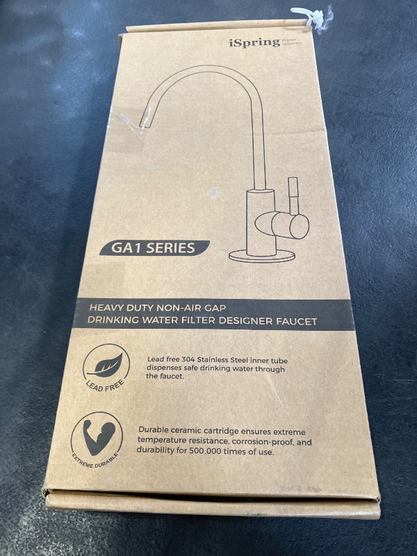 View 2 of iSpring GA1-BN RO Faucet - Brushed Nickel