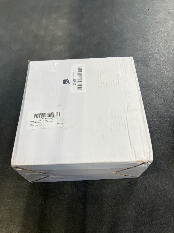 View 2 of Dunzy 24 Pack 3" x 3" Aluminum Post Caps, Black