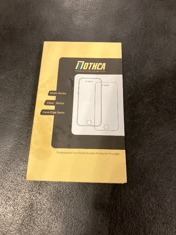 Photo 1 of Mothca Matte Tempered Glass Screen Protector for iPhone 13 mini, Anti-Glare, 9H Hardness, Smooth Touch, Easy Install, Bubble Free