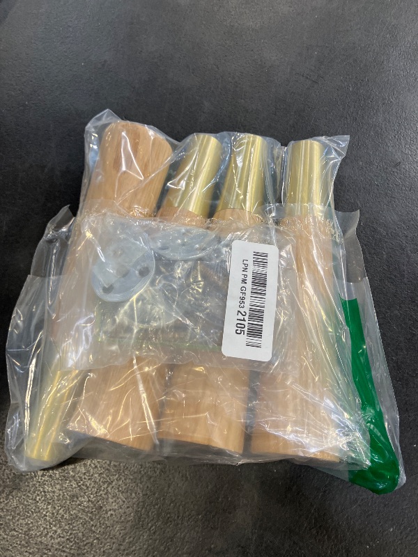 Photo 1 of Airy Abode Ash / Gold Furniture Legs Set of 4