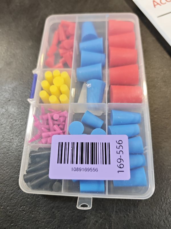 Photo 1 of Coldairsoap 110PCS Silicone Rubber Tapered Plugs