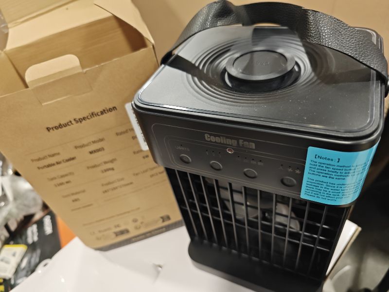 View 2 of Portable Air Conditioners, 2026 Upgraded 4-IN-1 Quiet Portable AC Unit with Remote, 1100ML Tank Evaporative Air Cooler, 7 Color Light Personal Mini Air Conditioner for Bedroom,Office, Camping, Car,RV