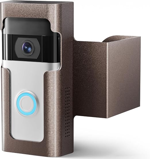 Photo 1 of Homalor Ring Doorbell Mount, Anti-Theft, No Drill, Renter Friendly - FROSTED BISTRE