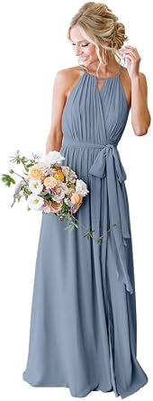 Photo 1 of FLOWPRETTY Halter Bridesmaid Dress - 2XL