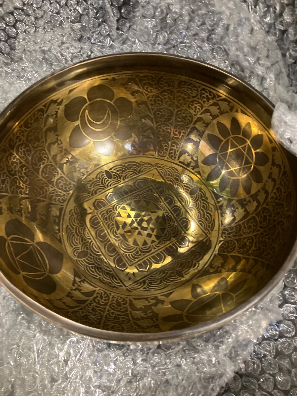 Photo 1 of Himalayan Bazaar Large Tibetan Singing Bowl Set - 8.5"