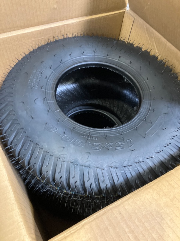 Photo 1 of GICOOL 15x6.00-6 Lawn Mower Tire