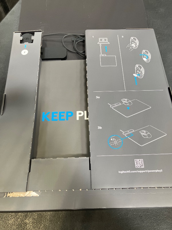 Photo 1 of Logitech G POWERPLAY 2 Wireless Charging Mouse Pad