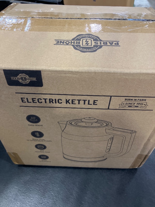 Photo 1 of PARIS RHÔNE Electric Kettle - 1.7L, 1500W, 13 Temp Presets