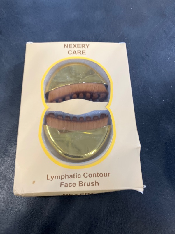 Photo 1 of Nexery Care Lymphatic Contour Face Brush - Gold