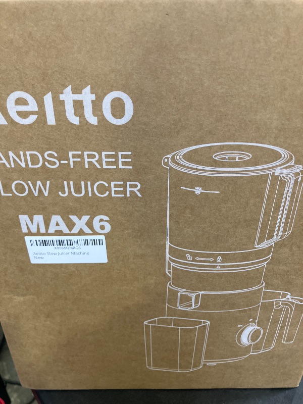Photo 1 of Aeitto Masticating Juicer - Matte Black