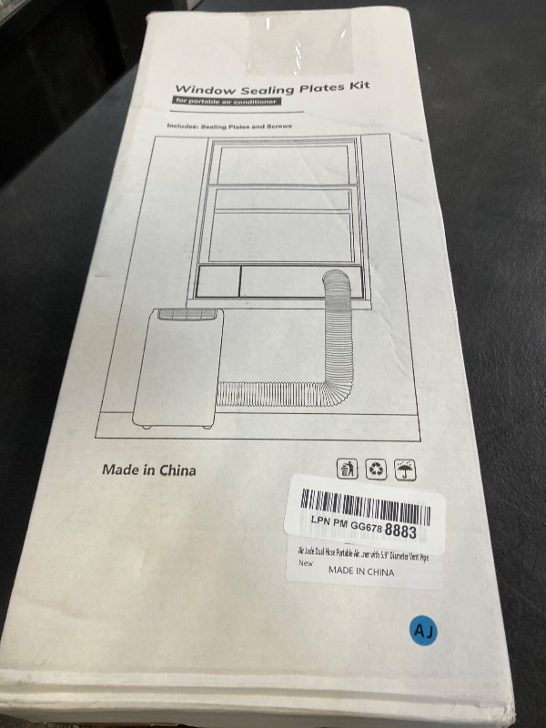 Photo 1 of Air Jade Dual Hose Portable Air Conditioner Window Seal Kit