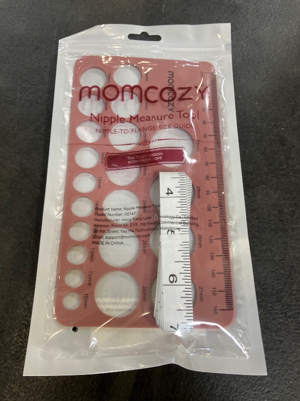 Photo 1 of Momcozy Nipple Ruler Silicone Flange Sizing Tool