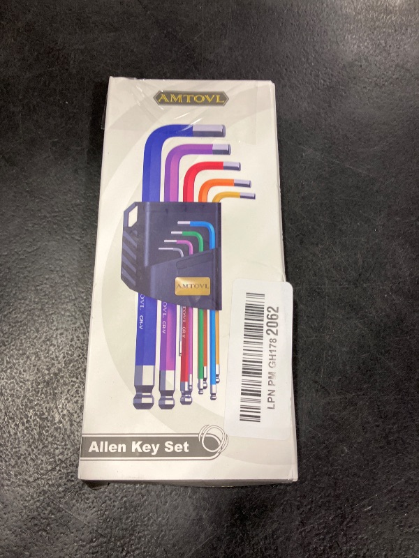 Photo 1 of AMTOVL Hex Key Set, 9-Piece Metric Allen Wrenches