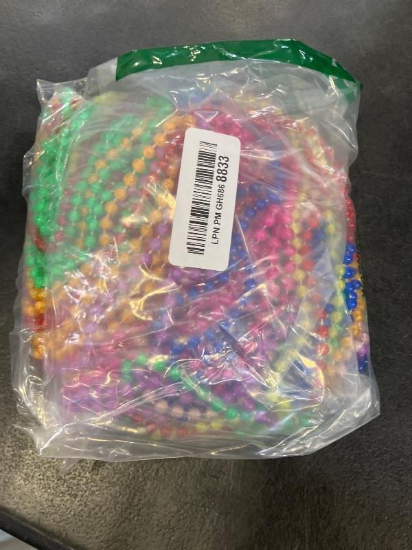 Photo 1 of GLEEMPOPS 48-Piece Neon Bead Necklaces