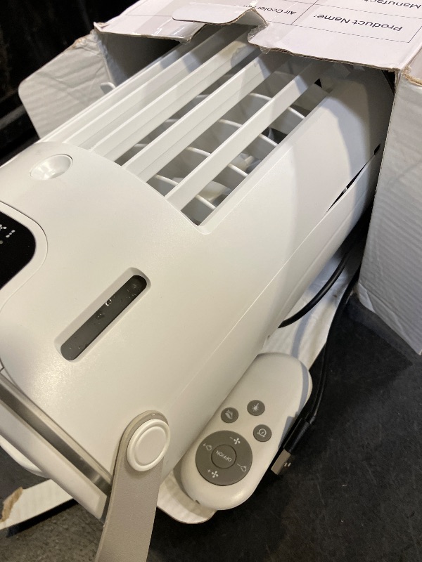 Photo 1 of Portable Air Conditioners, Personal Evaporative Air Cooler 1200ML with Ice Cooling Mist Fans That Blow Cold Air Like AC Mini AC Unit for Bedroom, Home Office Desk and Car RV (Ivory White)