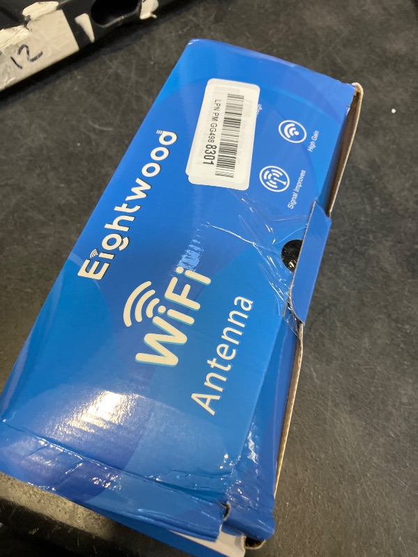 Photo 1 of Eightwood WiFi 6E Tri-Band Antenna RP-SMA Male