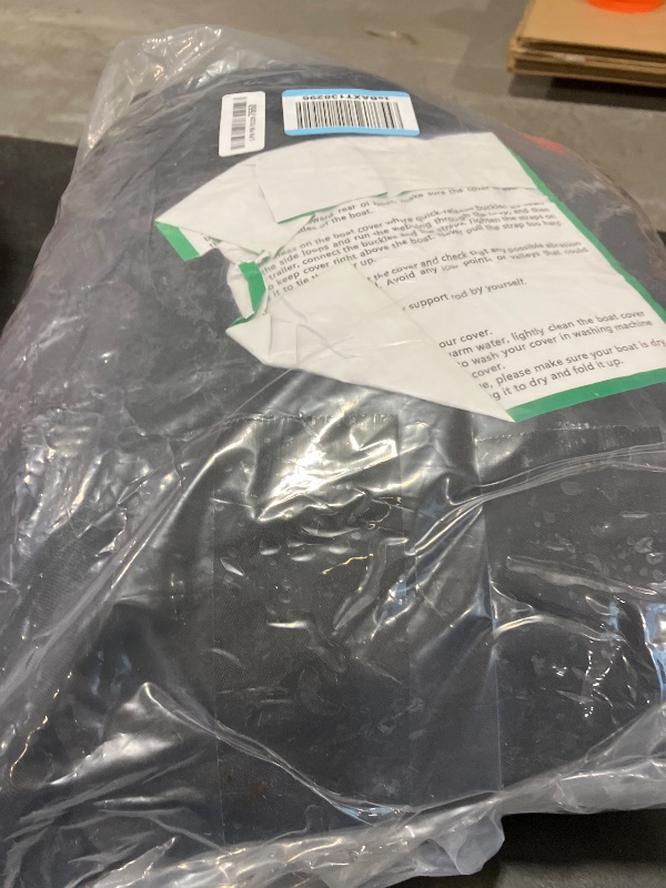 View 2 of Tuszom Boat Cover 1200D Polyester 22'-24' Black
