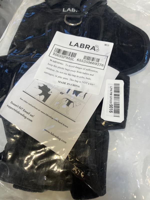 View 2 of Labra Dog Canine Back Brace - Medium