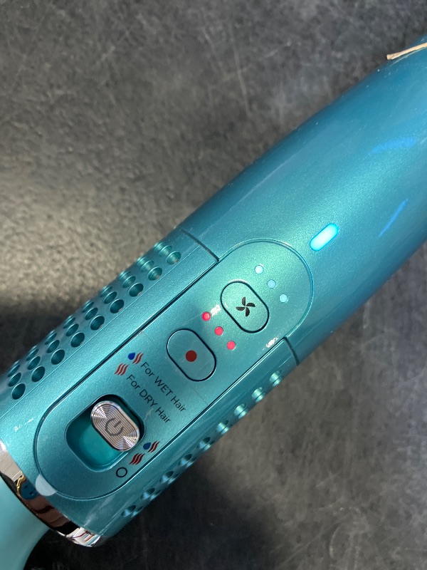 View 5 of Shark Glossi 2-in-1 Blow Dryer Brush, Ceramic Comb, Juniper, HT302TL