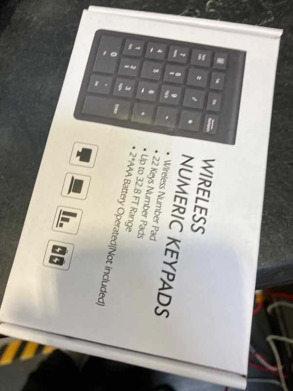 View 2 of Foloda Wireless Numeric Keypad - 22 Keys