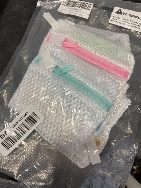 View 2 of Foyods Small Mesh Laundry Bags - 5 PCS Mini Lingerie Wash Bags