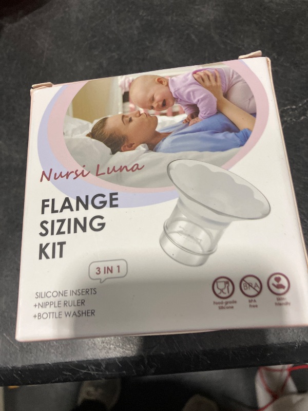 View 2 of Nursi Luna Flange Sizing Kit for 24mm Breast Pumps, 10PCS