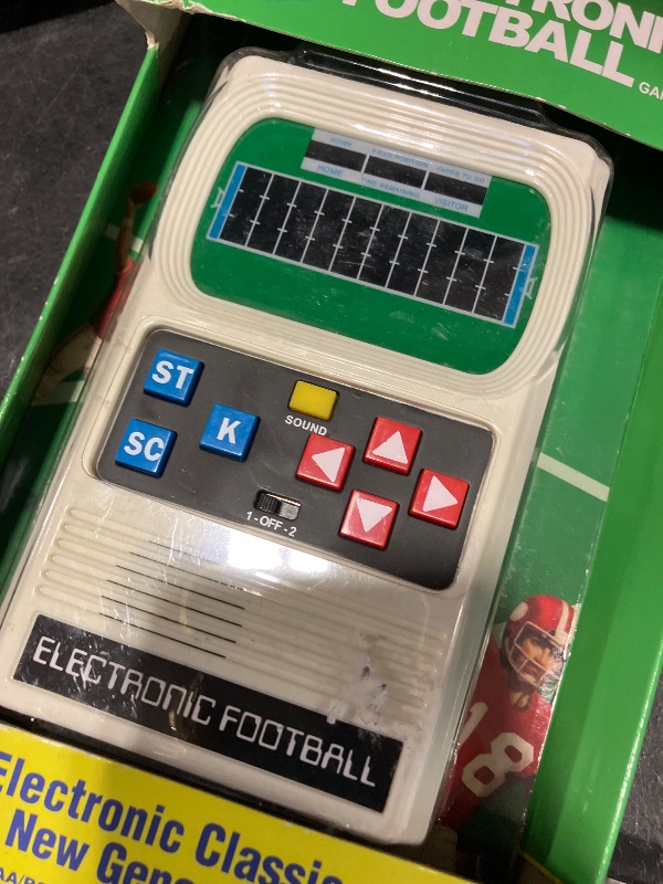 View 3 of Basic Fun Classic Retro Handheld Football Electronic Game