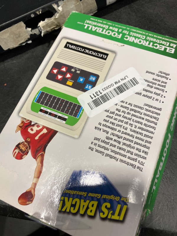 View 2 of Basic Fun Classic Retro Handheld Football Electronic Game