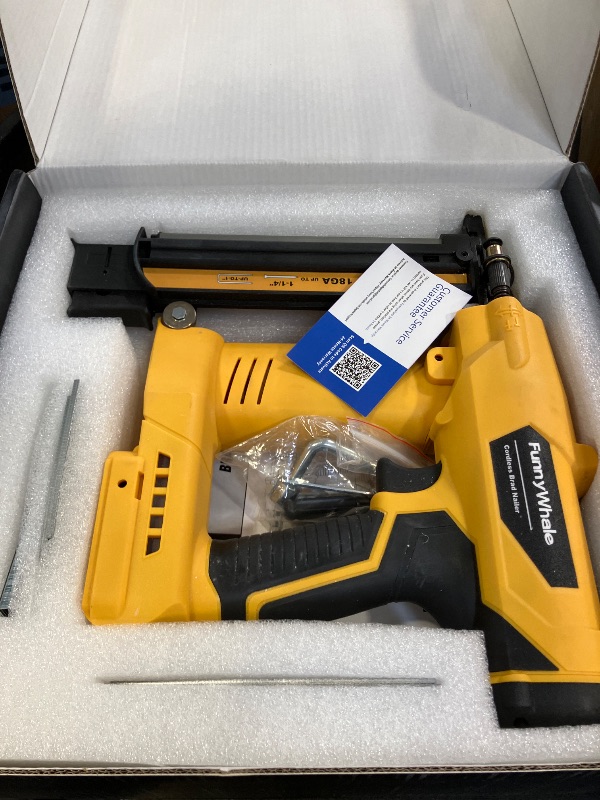 View 3 of Funnywhale 3-in-1 Cordless Brad Nailer & Stapler