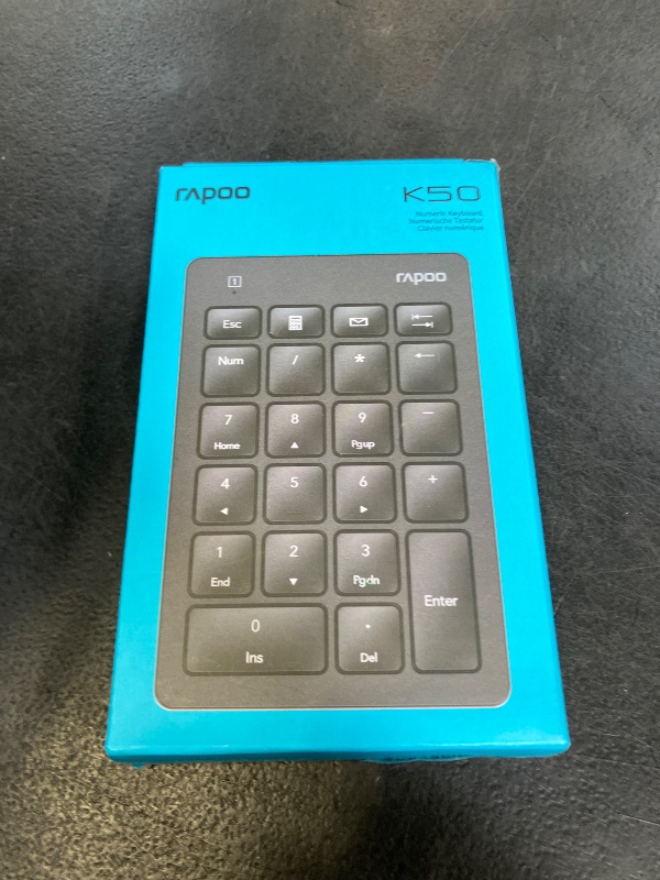 Photo 1 of Rapoo K50 Wireless Numeric Keypad - Black