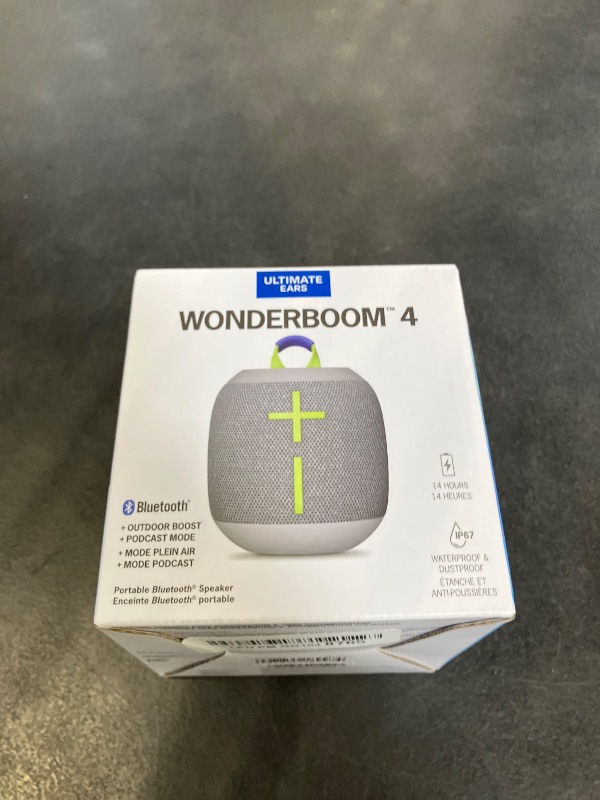 Photo 1 of Ultimate Ears WONDERBOOM 4 Portable Waterproof Speaker