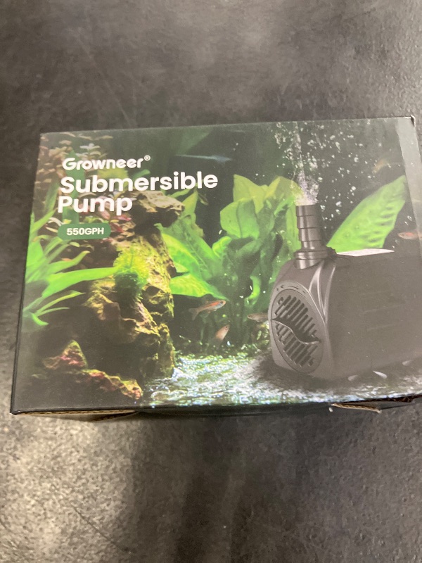 View 2 of GROWNEER 550 GPH Submersible Water Pump