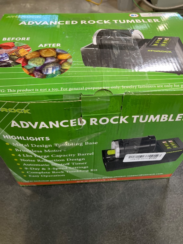 View 2 of AtoRock A1 Professional Rock Tumbler Kit