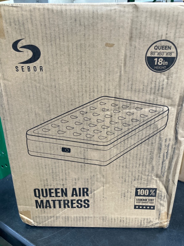 View 2 of Sebor Air Mattress Queen with Built-in Pump