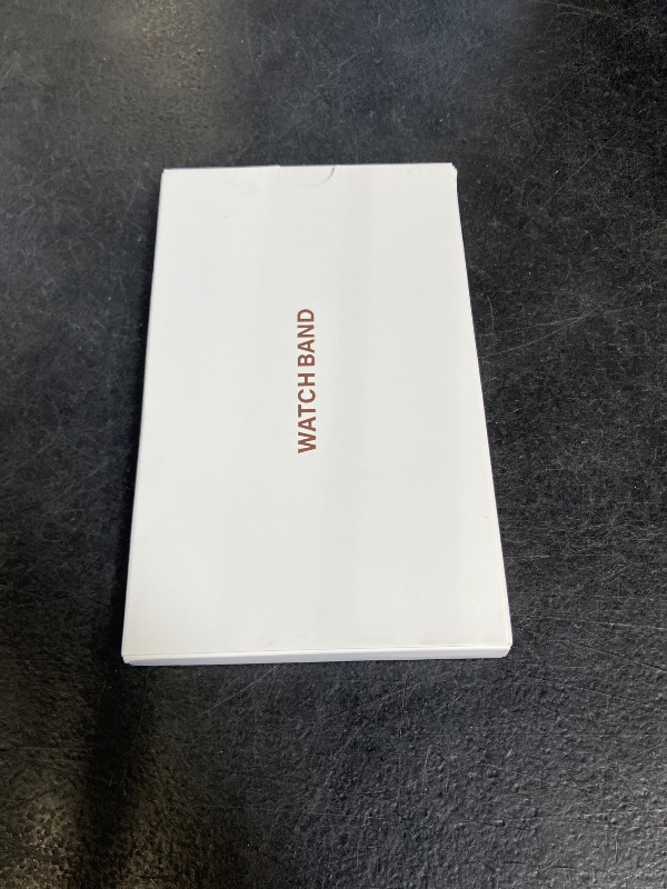 View 2 of Thin Genuine Leather Bands Compatible with Apple Watch for Women Men