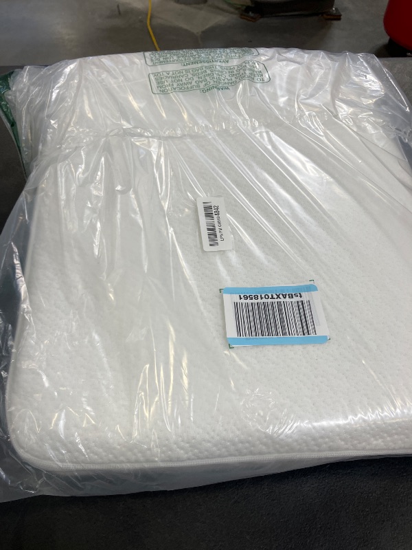 View 2 of NeoBorn Baby Bassinet Mattress Pad, 33" x 20" Dual Sided Comfort Gel Memory Foam Mattress with Removable Breathable Soft Tencel Cover Fit for Baby Delight/Mika Micky/KoolerThings Bassinet