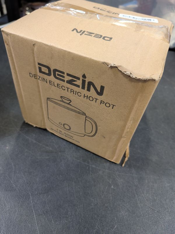 View 2 of Dezin 1.6L Electric Pot, Stainless Steel Electric Hot Pot with Dual Power