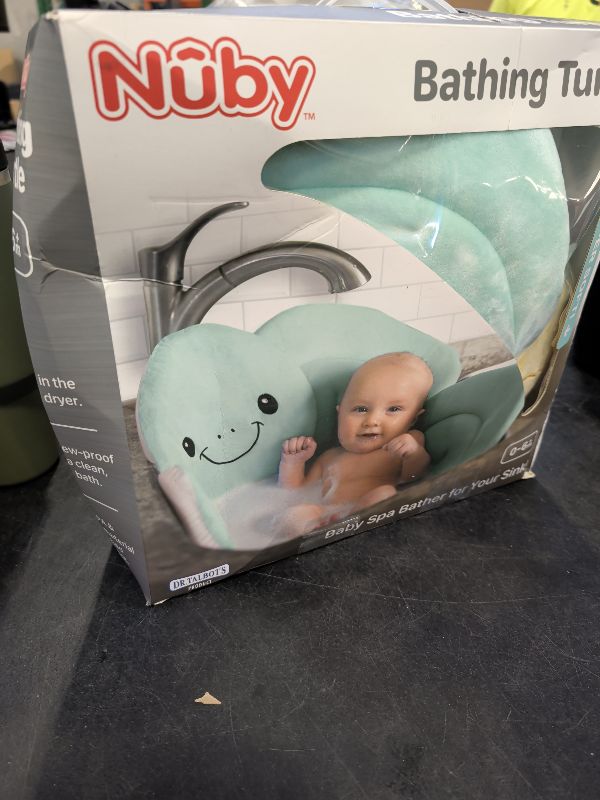 View 2 of Nuby Turtle Baby Bath Cushion