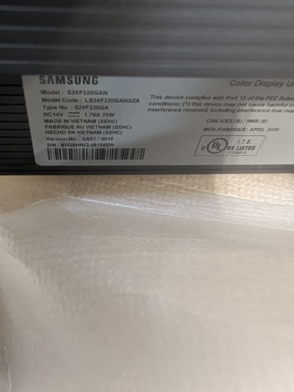 Photo 1 of Samsung S32GF 24-inch FHD Monitor