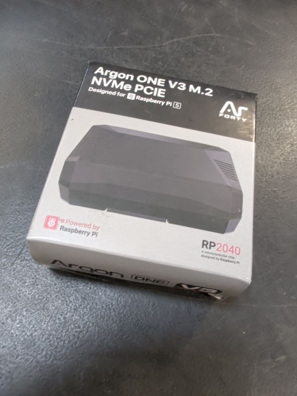 Photo 1 of Argon ONE V3 M.2 NVMe PCIe Case for Raspberry Pi 5