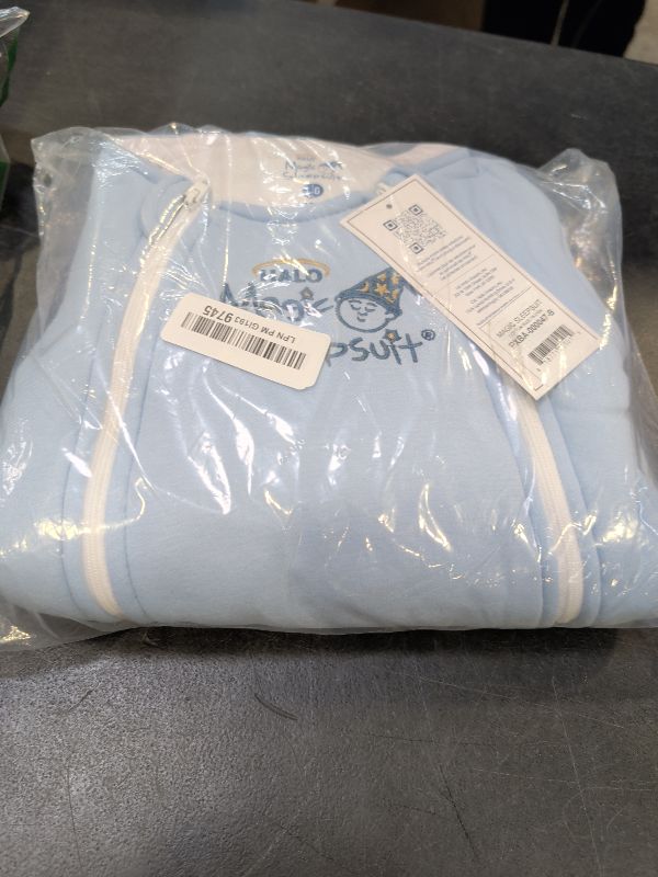 Photo 1 of Magic Sleepsuit Baby Merlin's Wearable Blanket, Large, Blue