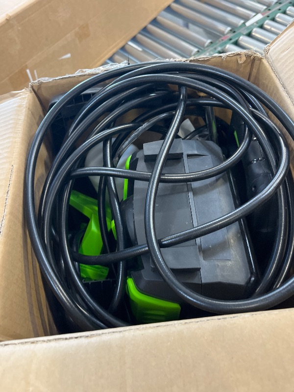 Photo 1 of DECOKTOOL 400PSI PowerWasher with 20FT Hose, 33FT Cordar, Lane, Patio Cleaning, Hydro Jet Pressure Hose Water Wand for Gutter Patio Car Garden Window, Green