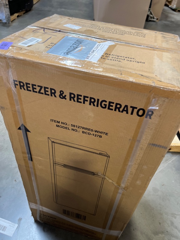 Photo 1 of COWSAR 4.51 Cu.Ft Mini Fridge With Freezer for Bedroom, White