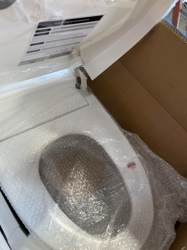 View 4 of Smart Toilet with Bidet Built in, Foam Shield, Heated Seat, Dual-Flush